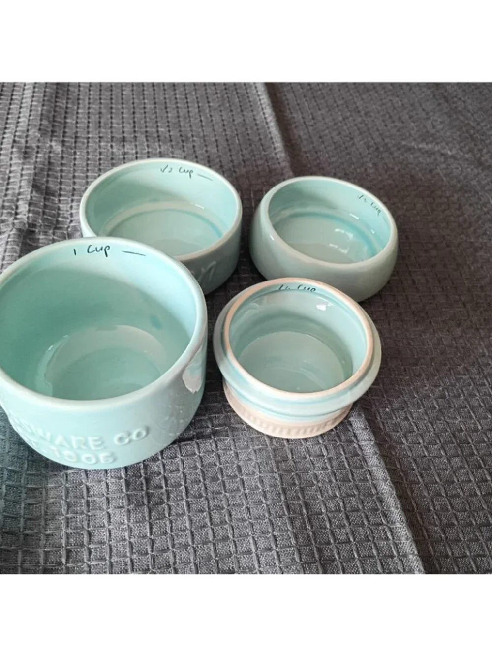 Set Mason Jar Glassware Measuring Cups 6.5 